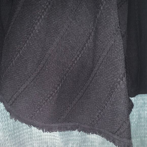 Chico's Women Knit Basic Pullover Top Women's Large Black Classic Soft - Picture 4 of 5